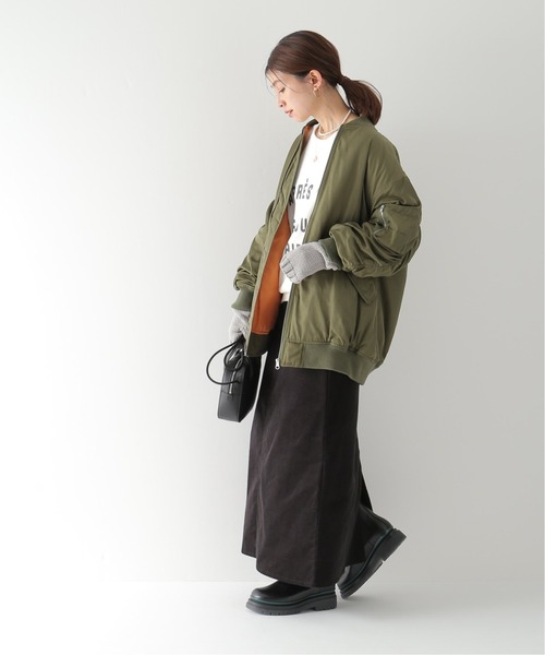 Simplicite(サンプリシテ)の「ホソコールスカート◆(スカート・レディース・ライトグレー/グリーン/ブラック系その他・SMALL/MEDIUM)」の5枚目の写真