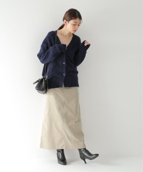 Simplicite(サンプリシテ)の「ホソコールスカート◆(スカート・レディース・ライトグレー/グリーン/ブラック系その他・SMALL/MEDIUM)」の6枚目の写真