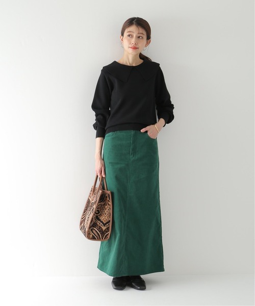 Simplicite(サンプリシテ)の「ホソコールスカート◆(スカート・レディース・ライトグレー/グリーン/ブラック系その他・SMALL/MEDIUM)」の8枚目の写真