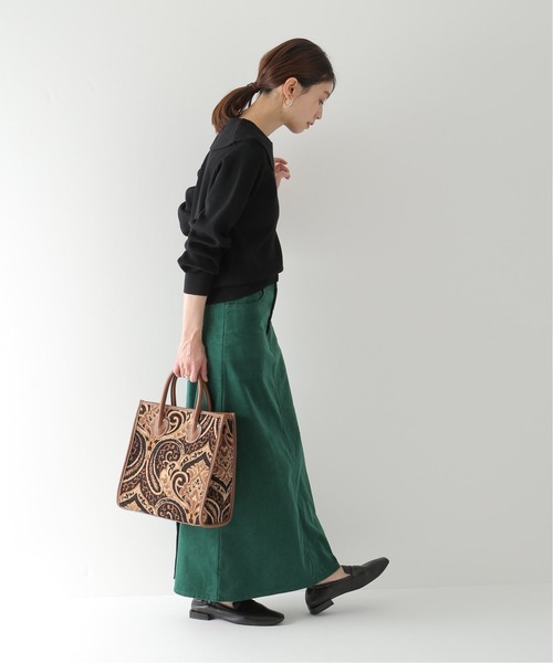 Simplicite(サンプリシテ)の「ホソコールスカート◆(スカート・レディース・ライトグレー/グリーン/ブラック系その他・SMALL/MEDIUM)」の9枚目の写真