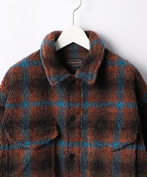 PENDLETON（ペンドルトン）の「＜PENDLLETON＞ BOA CPO/ジャケット（その他アウター・メンズ・ダークブラウン/ブラウン・M/L）」の4枚目の写真