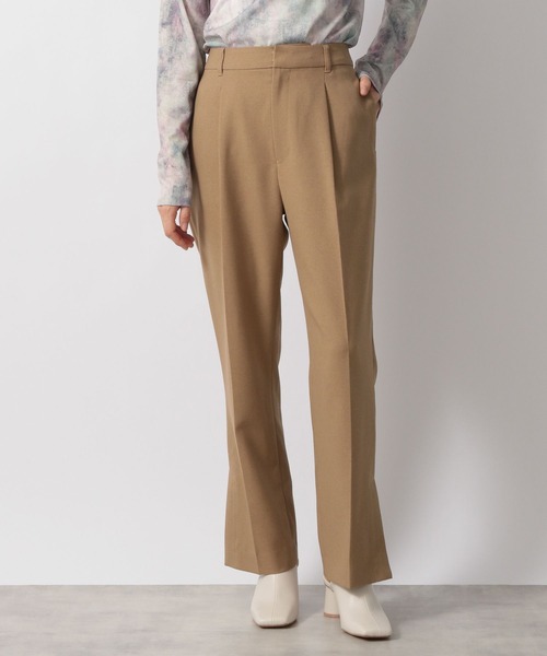 LOWRYS FARM（ローリーズファーム）の「ＬＡＮＡＴＥＣキノウスリットパンツ　257848（その他パンツ・レディース・アイボリー/ブラウン/ベージュ系その他/グリーン系その他・MEDIUM/LARGE）」の3枚目の写真