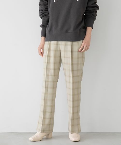 LOWRYS FARM（ローリーズファーム）の「ＬＡＮＡＴＥＣキノウスリットパンツ　257848（その他パンツ・レディース・アイボリー/ブラウン/ベージュ系その他/グリーン系その他・MEDIUM/LARGE）」の7枚目の写真