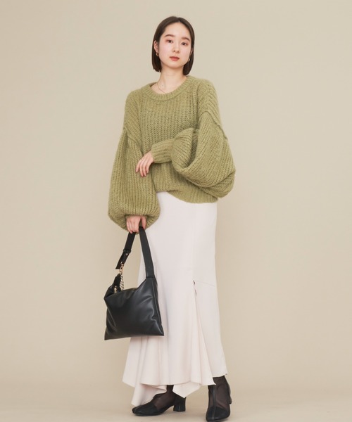 NEUNA（ヌナ）の「【4way】【普段使いにもオケージョンにも◎】ゴールドチェーン/ヴィーガンレザーショルダーバッグ（ショルダーバッグ・レディース・ホワイト/ブラック/シルバー・FREE）」の5枚目の写真