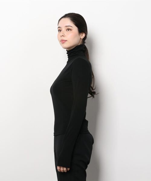 Figments（フィグメンツ）の「ハイネックカットソー（Tシャツ/カットソー・レディース・ホワイト/ブラック・FREE）」の11枚目の写真