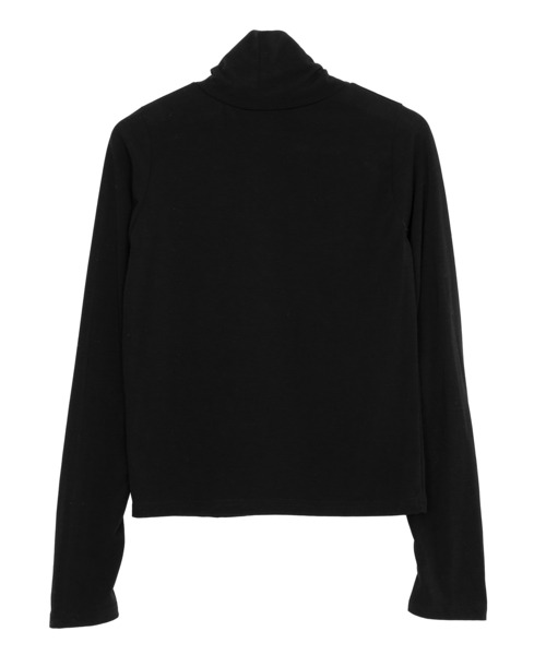 Figments（フィグメンツ）の「ハイネックカットソー（Tシャツ/カットソー・レディース・ホワイト/ブラック・FREE）」の5枚目の写真