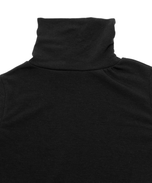 Figments（フィグメンツ）の「ハイネックカットソー（Tシャツ/カットソー・レディース・ホワイト/ブラック・FREE）」の9枚目の写真