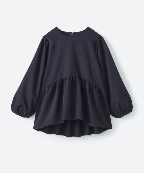 haco!（ハコ）の「これさえあればきちんとシーンも普段遣いもオールマイティー！撥水加工の大人かわいいギャザートップス by que made me（シャツ/ブラウス・レディース・ブラック/ベージュ/ネイビー・SMALL/MEDIUM/LARGE/X-LARGE）」の13枚目の写真