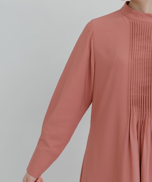 URBAN RESEARCH ROSSO WOMEN(アーバンリサーチ ロッソ)の「フロントピンタックワンピース(ワンピース・レディース・ブラック/ベージュ/ピンク・FREE)」の21枚目の写真