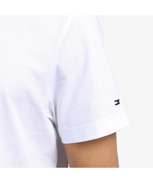TOMMY HILFIGER(トミーヒルフィガー)の「【オンライン限定】スクエアロゴTシャツ(Tシャツ/カットソー・メンズ・ホワイト/ライトブルー/カーキ/ブラック/ネイビー/オレンジ・MEDIUM/SMALL/LARGE/X-LARGE/XX-LARGE)」の14枚目の写真