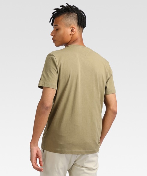 TOMMY HILFIGER(トミーヒルフィガー)の「【オンライン限定】スクエアロゴTシャツ(Tシャツ/カットソー・メンズ・ホワイト/ライトブルー/カーキ/ブラック/ネイビー/オレンジ・MEDIUM/SMALL/LARGE/X-LARGE/XX-LARGE)」の8枚目の写真