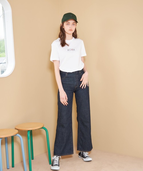 TOMMY HILFIGER(トミーヒルフィガー)の「【オンライン限定】スクエアロゴTシャツ(Tシャツ/カットソー・メンズ・ホワイト/ライトブルー/カーキ/ブラック/ネイビー/オレンジ・MEDIUM/SMALL/LARGE/X-LARGE/XX-LARGE)」の19枚目の写真