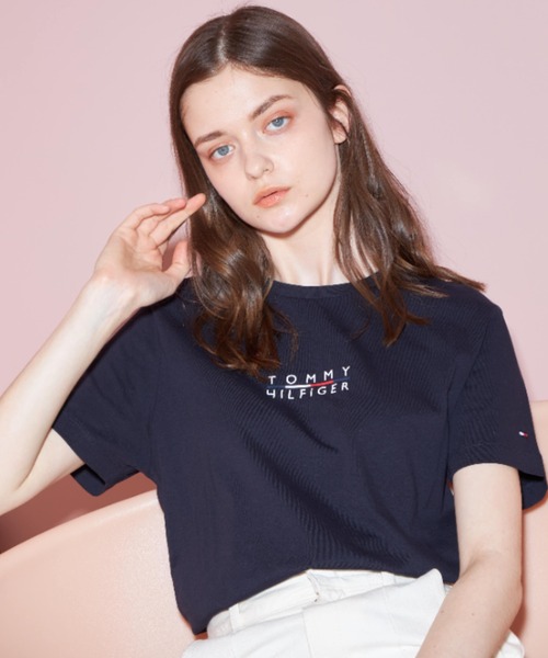 TOMMY HILFIGER(トミーヒルフィガー)の「【オンライン限定】スクエアロゴTシャツ(Tシャツ/カットソー・メンズ・ホワイト/ライトブルー/カーキ/ブラック/ネイビー/オレンジ・MEDIUM/SMALL/LARGE/X-LARGE/XX-LARGE)」の22枚目の写真