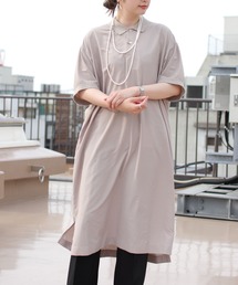 GYMPHLEX/ジムフレックス　ウーブンポロドレス　WOVEN POLO DORESS ＃GY-G0028 PEB