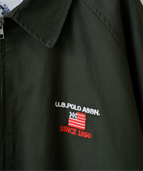 U.S. POLO ASSN.(ユーエスポロアッスン)の「1ポイント刺繍スウィングトップ(ブルゾン・メンズ・グリーン/ベージュ/ブラック・MEDIUM/LARGE/X-LARGE)」の6枚目の写真