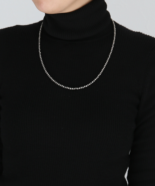 FRAMeWORK（フレームワーク）の「【ERICKA NICOLAS BEGAY】4mm ボールチェーンネックレス60（ネックレス・レディース・シルバー・FREE）」の10枚目の写真