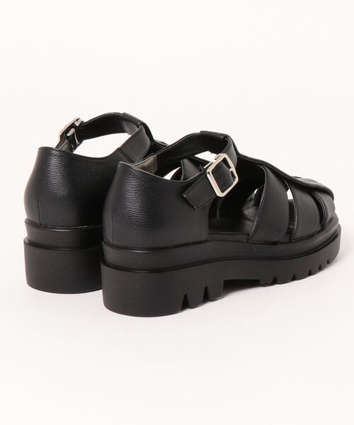 LSMR(レスモア)の「LSMR レスモア レディース 厚底グルカサンダル 122218(サンダル・レディース・ホワイト/ブラック・22.5cm/23.5cm/24.5cm/23.0cm/24.0cm/25.0cm)」の4枚目の写真