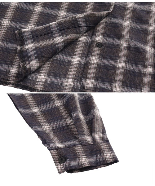 ANAP（アナップ）の「オーバーサイズチェックシャツ（シャツ/ブラウス・レディース・ベージュ/ブラック/アイボリー・FREE）」の22枚目の写真