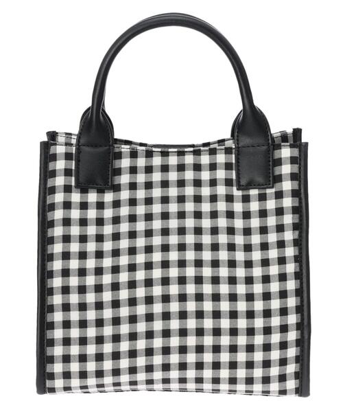 Green　Parks（グリーンパークス）の「・ギンガムスクエアトート（トートバッグ・レディース・グリーン/ブルー/ブラック・FREE）」の12枚目の写真