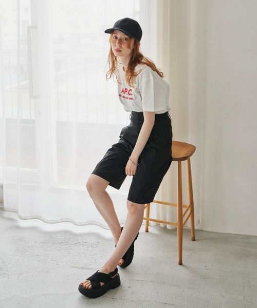 hinari（ヒナリ）の「タックハーフパンツ（その他パンツ）」 - WEAR