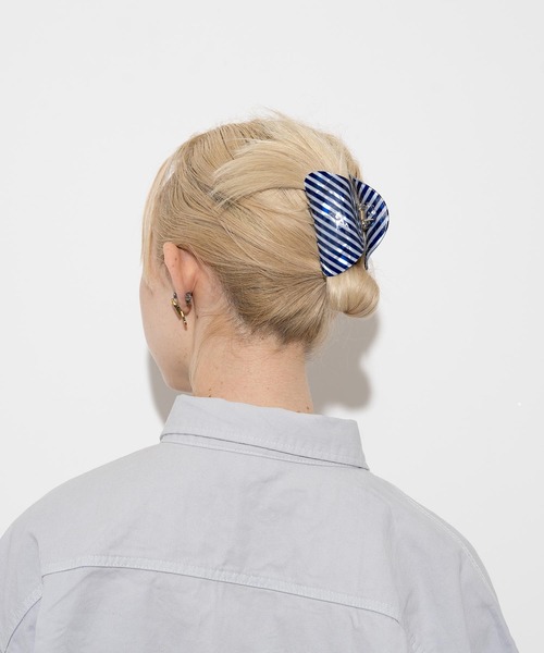 X-girl（エックスガール）の「CLAW CLIP（バレッタ/ヘアクリップ・レディース・ブラック/ベージュ/ブルー・ONE SIZE）」の13枚目の写真