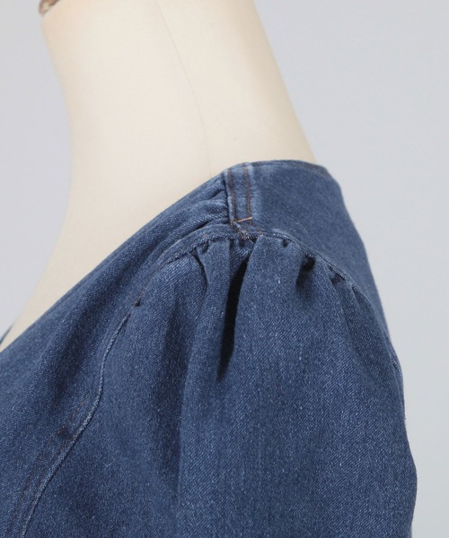 Julia Boutique(ジュリアブティック)の「フロントスリットマーメイドデニムワンピース/22014(ワンピース・レディース・ネイビー・ONE)」の13枚目の写真