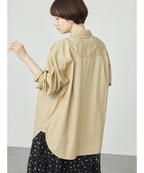 AMERICAN HOLIC（アメリカンホリック）の「バックロゴWポケットワークシャツ（シャツ/ブラウス・レディース・ベージュ/カーキ・M/L）」の17枚目の写真