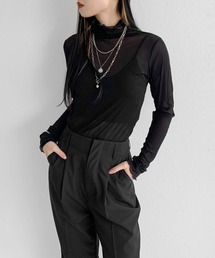 Sheer mellow tops / シアーメロートップス
