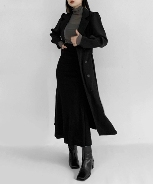 LVEU.（ラブユ.）の「Sheer mellow tops / シアーメロートップス（Tシャツ/カットソー・レディース・ブラック/グレー・FREE）」の19枚目の写真