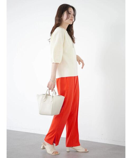 Green　Parks（グリーンパークス）の「・furry rate かる~いニットプルオーバー（ニット/セーター・レディース・ブラック/オフホワイト/イエロー/グリーン・FREE）」の22枚目の写真