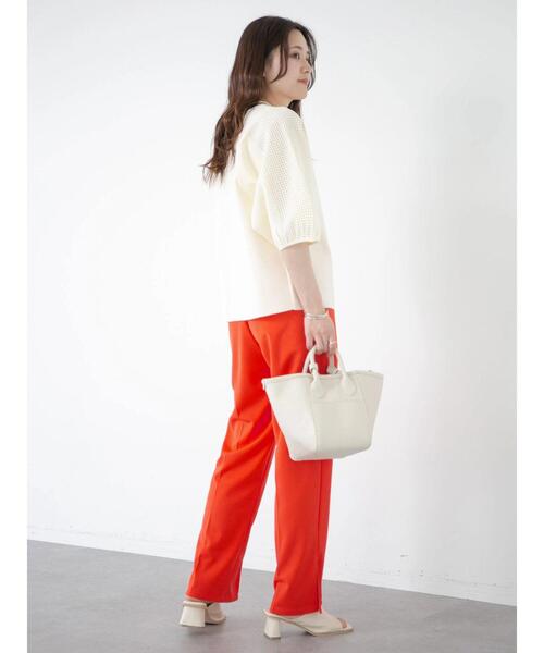 Green　Parks（グリーンパークス）の「・furry rate かる~いニットプルオーバー（ニット/セーター・レディース・ブラック/オフホワイト/イエロー/グリーン・FREE）」の21枚目の写真