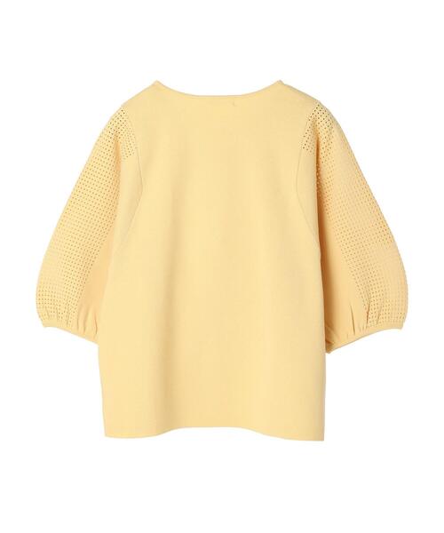 Green　Parks（グリーンパークス）の「・furry rate かる~いニットプルオーバー（ニット/セーター・レディース・ブラック/オフホワイト/イエロー/グリーン・FREE）」の14枚目の写真