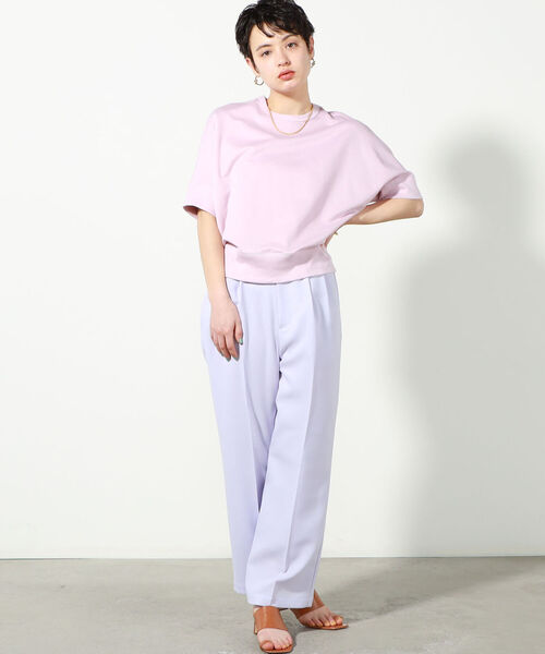 NOLLEY’S（ノーリーズ）の「◇【WEB限定】カラータックパンツ（その他パンツ・レディース・ベージュ/ネイビー/ブラウン/ラベンダー・40/38/36）」の19枚目の写真