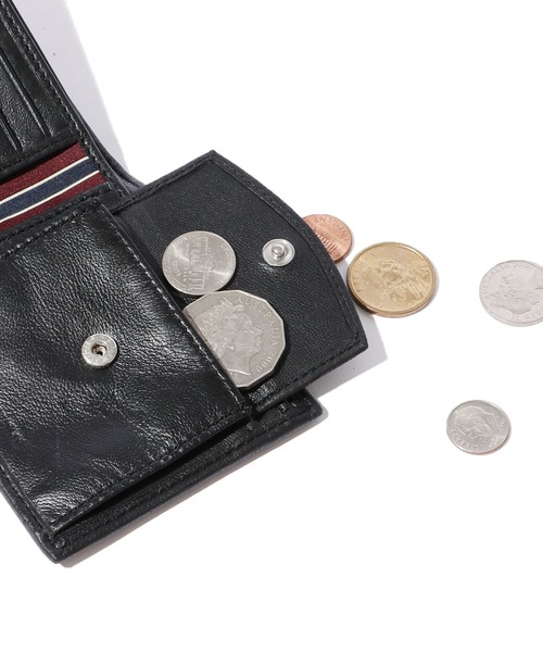 TOMMY HILFIGER(トミーヒルフィガー)の「Tommy Hilfiger/トミーヒルフィガー Passcase coin wallet 財布(財布・メンズ・ブラック・FREE)」の5枚目の写真
