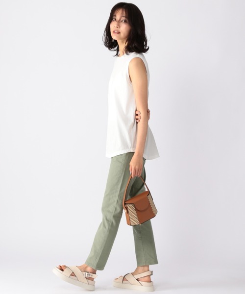 BARNYARDSTORM（バンヤードストーム）の「BARNYARDSTORM / 【WEB限定サイズL】ドライタッチタンク（Tシャツ/カットソー・レディース・グレイッシュベージュ/ブラウン/ブラック/ホワイト・0/2/1）」の15枚目の写真