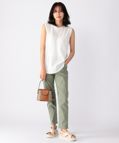 BARNYARDSTORM（バンヤードストーム）の「BARNYARDSTORM / 【WEB限定サイズL】ドライタッチタンク（Tシャツ/カットソー・レディース・グレイッシュベージュ/ブラウン/ブラック/ホワイト・0/2/1）」の14枚目の写真