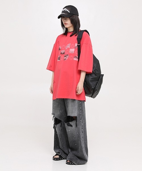 MASONPRINCE（メイソンプリンス）の「PUレザーコーティングバックパック BB2008 【MASONPRINCE】（バックパック/リュック・メンズ・ブラック・FREE）」の7枚目の写真