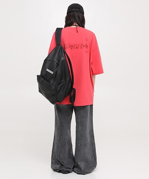 MASONPRINCE（メイソンプリンス）の「PUレザーコーティングバックパック BB2008 【MASONPRINCE】（バックパック/リュック・メンズ・ブラック・FREE）」の10枚目の写真