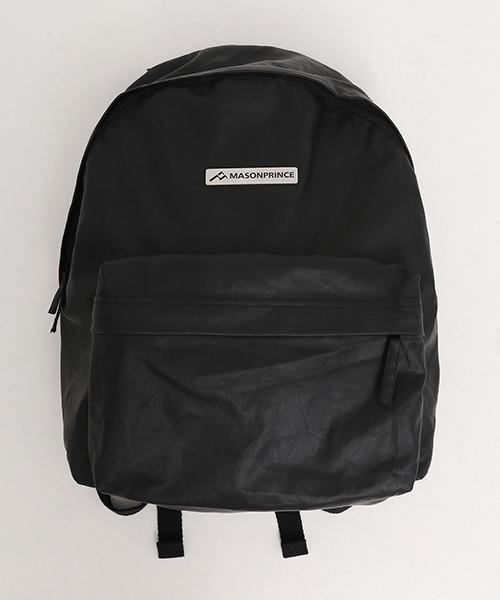 MASONPRINCE（メイソンプリンス）の「PUレザーコーティングバックパック BB2008 【MASONPRINCE】（バックパック/リュック・メンズ・ブラック・FREE）」の15枚目の写真