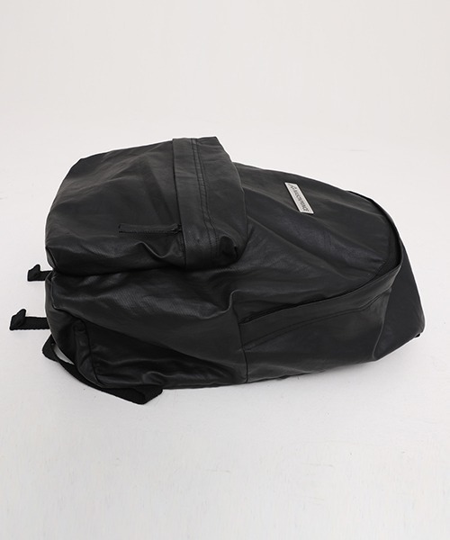 MASONPRINCE（メイソンプリンス）の「PUレザーコーティングバックパック BB2008 【MASONPRINCE】（バックパック/リュック・メンズ・ブラック・FREE）」の17枚目の写真