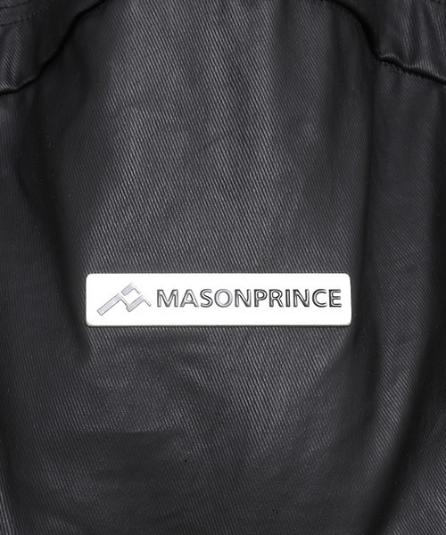 MASONPRINCE（メイソンプリンス）の「PUレザーコーティングバックパック BB2008 【MASONPRINCE】（バックパック/リュック・メンズ・ブラック・FREE）」の19枚目の写真