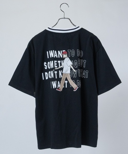 Red Cap Girl（レッドキャプガール）の「【a-r】〔Red Cap Girl/レッドキャップガール〕天竺 RCGラインリブ リンガーTシャツ（Tシャツ/カットソー・メンズ・サックスブルー/ホワイト/グリーン/ブルー/ホワイト系その他/アッシュグレー/ブラック/ブルー系1/ホワイト系1/ブラック系1/グレー系1・MEDIUM/LARGE/X-LARGE）」の5枚目の写真