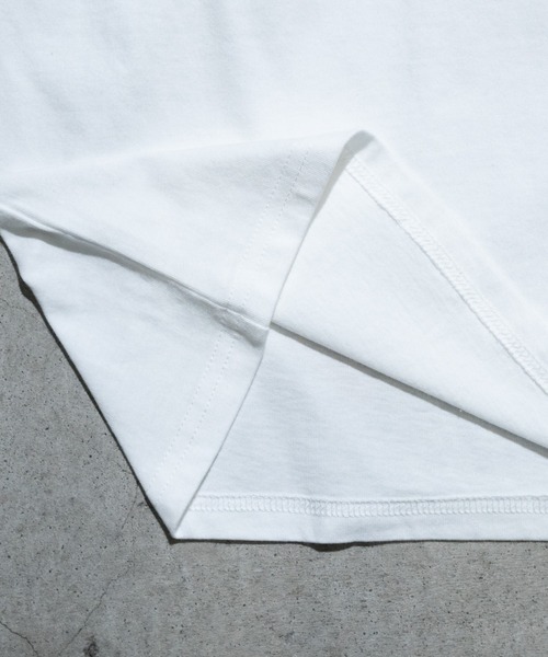 Red Cap Girl（レッドキャプガール）の「【a-r】〔Red Cap Girl/レッドキャップガール〕天竺 RCGラインリブ リンガーTシャツ（Tシャツ/カットソー・メンズ・サックスブルー/ホワイト/グリーン/ブルー/ホワイト系その他/アッシュグレー/ブラック/ブルー系1/ホワイト系1/ブラック系1/グレー系1・MEDIUM/LARGE/X-LARGE）」の16枚目の写真