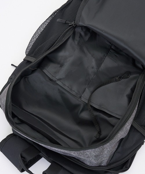 FORECAST(フォーキャスト)の「【FORECAST】アクティブバックパック20L リュックサック デイパック 通勤・通学 旅行 ジム アウトドア キャンプ 15inch以下PC収納可シューズ収納付き 9120(バックパック/リュック・メンズ・ブラック/グレー・FREE)」の9枚目の写真