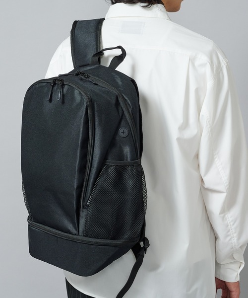 FORECAST(フォーキャスト)の「【FORECAST】アクティブバックパック20L リュックサック デイパック 通勤・通学 旅行 ジム アウトドア キャンプ 15inch以下PC収納可シューズ収納付き 9120(バックパック/リュック・メンズ・ブラック/グレー・FREE)」の20枚目の写真