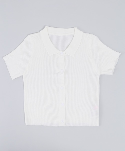 WC(ダブル シー)の「カラー半袖ポロ(Tシャツ/カットソー・レディース・ホワイト/ライトパープル/ブラック/グリーン/ピンク・FREE)」の13枚目の写真