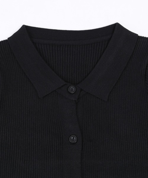 WC(ダブル シー)の「カラー半袖ポロ(Tシャツ/カットソー・レディース・ホワイト/ライトパープル/ブラック/グリーン/ピンク・FREE)」の18枚目の写真