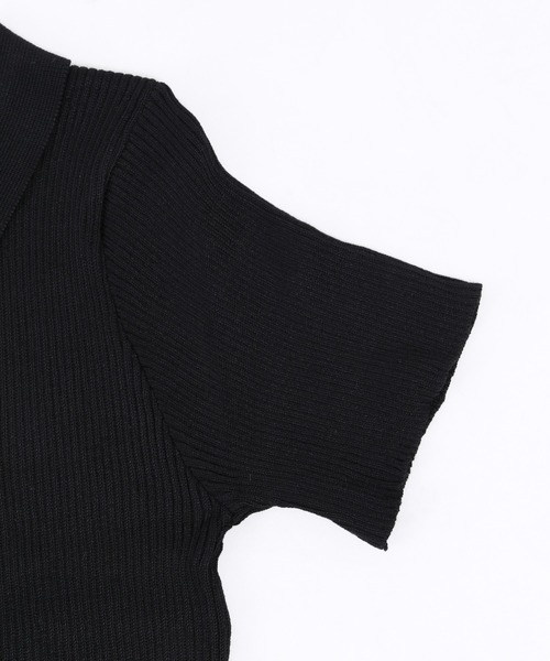 WC(ダブル シー)の「カラー半袖ポロ(Tシャツ/カットソー・レディース・ホワイト/ライトパープル/ブラック/グリーン/ピンク・FREE)」の20枚目の写真