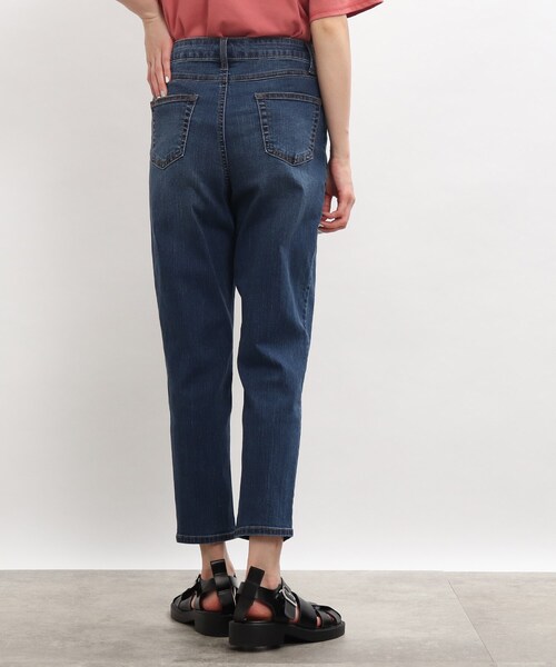 SHOO・LA・RUE（シューラルー）の「◆【接触冷感/洗濯機可/S-LL】裏ひんやりデニムスキニー（デニムパンツ・レディース・ブラック/ブルー/ダークネイビー/ホワイト系・10/01/03/04/05/02）」の17枚目の写真