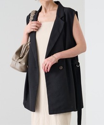 COLONY 2139 | 新色追加 / リネンライクサイドオープンテーラードベスト / オープンサイドジレ(ベスト)
